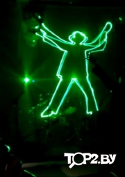 Лазерное шоу на праздник в Бресте